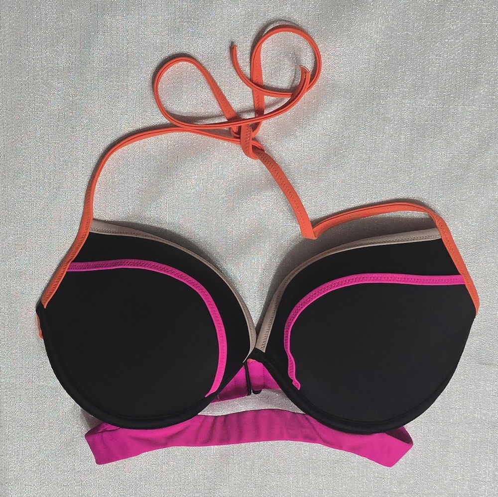 Victoria's Secret Colorblock Push-Up Bikini Top